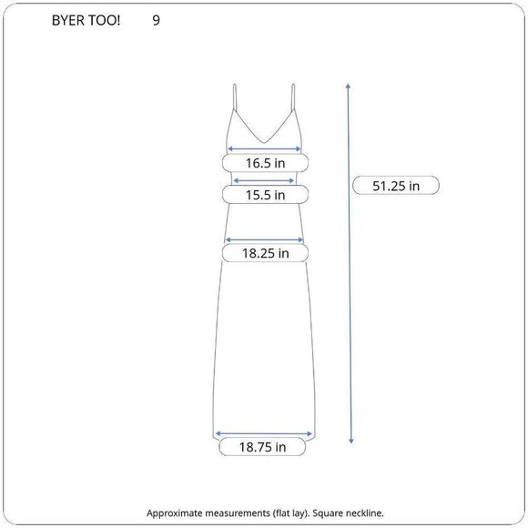 BYER TOO! Black Evening Gown with Floral Sequins - Picture 9 of 9